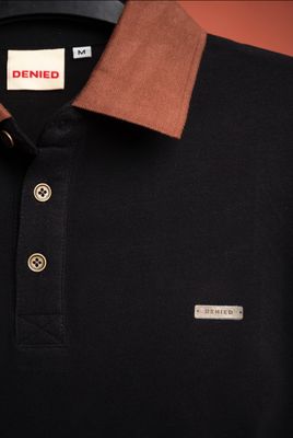 DENIED Premium Polo - Dark Black_img_3