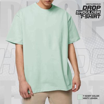 Drop  Shoulder  T-shirt  for  Men_img_2