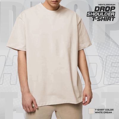 Drop  Shoulder  T-shirt  for  Men_img_4