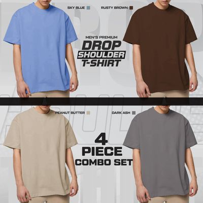Drop  Shoulder  T-shirt  for  Men_img_0