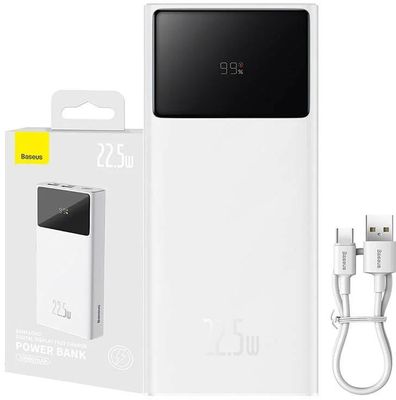 Baseus Fast Charging Power Bank 30000mAh 22.5W Star-Lord Digital Display – White Color_img_0
