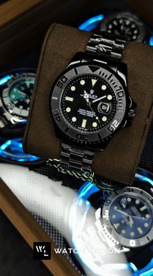ROLEX YACHT MASTER CHAIN FULL BLACK SWEEP_img_1