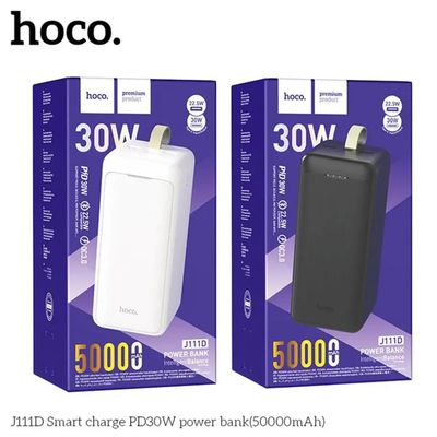 HOCO J111D PD30W Power Bank (50000mAh) – Black Color_img_1