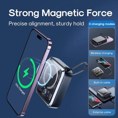 Joyroom JR-L007 IcySeries 22.5W 10000mAh Magnetic Wireless Power Bank (Lightning Port)_img_0