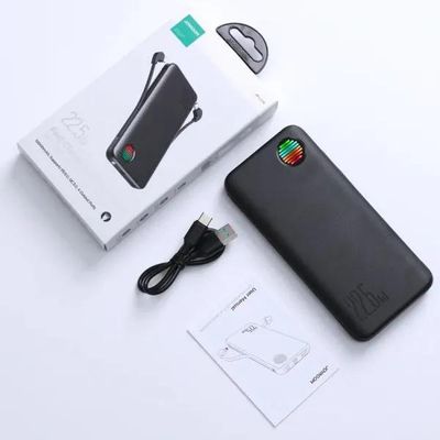Joyroom JR-L015 22.5W 20000mAh Power Bank With Dual Cables – Black_img_1