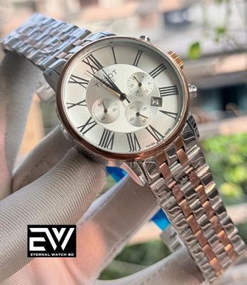 TISSOT CH SILVER BODY ROSE GOLD BEZEL WHITE ROMAN DIAL_img_0