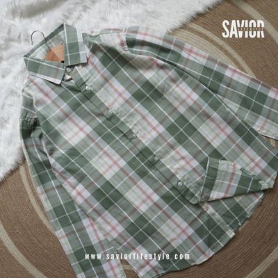 Pastel Green Full Sleeve Pocket Less Shirt_img_1