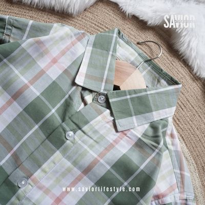 Pastel Green Full Sleeve Pocket Less Shirt_img_3
