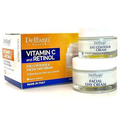 VITAMIN C & RETINOL DUO PACK Full Size Facial Day Cream and Eye Contour Cream  (COS389)_img_0