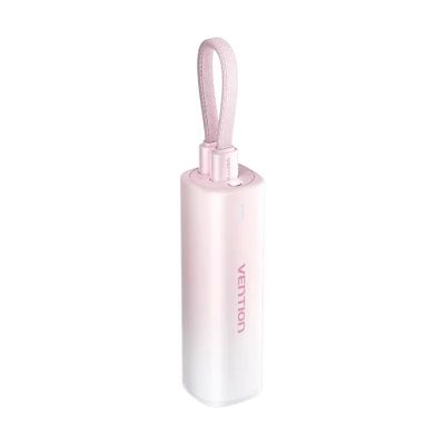 Vention FHWR0 5000mAh 20W Power Bank with USB-C to Lightning Cable – Gradient Red_img_0
