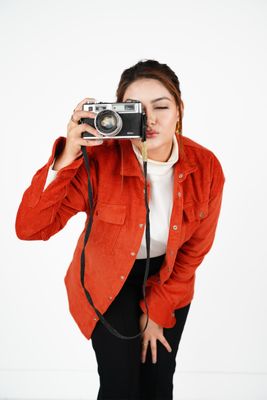 Cord Premium Cord Shacket X Orange_img_1