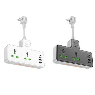 HOCO AC11A Voyage 2-Position Expansion Socket (1C3A) (EU) – Black Color_img_1