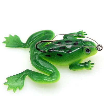 2 pcs frog bait for fishing | Fishing Lure | frog Lure | Bang | Shol Fishing Lure | Floating Bait Realistic Swimbait Topwater Frog Fishing Lure | Floating Bait, Artificial Sofish Fishing Lure for Pike, Trout, Saltwater, Freshwater Aznever_img_6