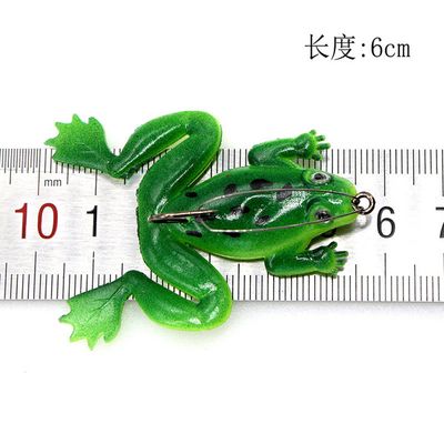 2 pcs frog bait for fishing | Fishing Lure | frog Lure | Bang | Shol Fishing Lure | Floating Bait Realistic Swimbait Topwater Frog Fishing Lure | Floating Bait, Artificial Sofish Fishing Lure for Pike, Trout, Saltwater, Freshwater Aznever_img_7