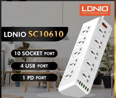 LDNIO SC10610 30W 6-Port USB Charger Power Strip_img_2