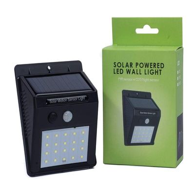 Solar Powered LED Wall Light, Motion PIR Sensor, and CDS Night Sensor_img_1