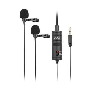 Boya Dual Clip Interview Microphone (BOYA M1DM)_img_2