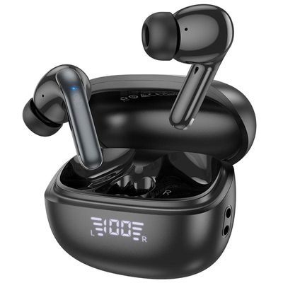 HOCO EQ5 ANC+ENC Bluetooth 5.3 Wireless Earphone – Black Color_img_2