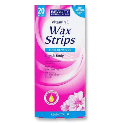 Beauty Formulas Wax Strips Legs & Body Vitamin E_img_0