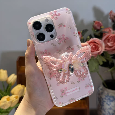 Rose Garden Pink Butterfly Pop Case_img_3