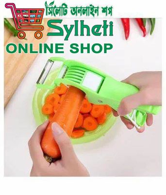 Vegetable/ Fruit Multi Cutter and Peeler - Multicolor_img_3