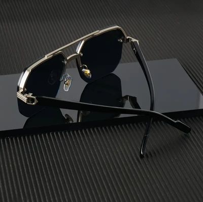Unisex Retro Metal Frame Fashion Glasses with Gradient Lenses - Classic Round Frame, Lightweight & Durable for Daily Wear, Parties, Gift Giving_img_1