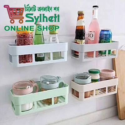 Kitchen And Bathroom Wall Shelf Square - Corner Self - Family color 1 pcs_img_2