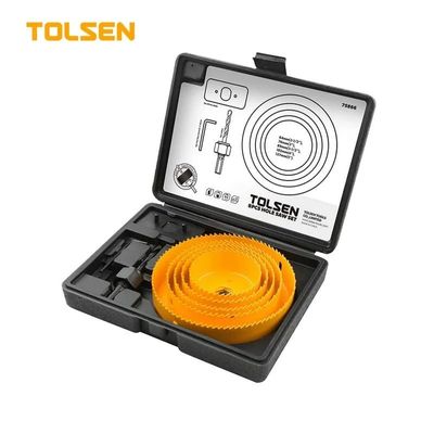 TOLSEN 8pcs Hole Saw Set 64-127mm Wood Plastic Boring Drill Circle Cutter Set 75866_img_4