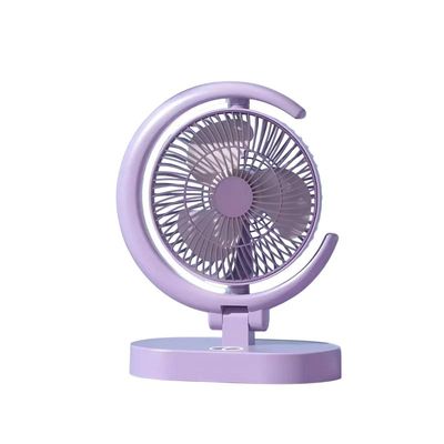 Indiana IRF-869C Foldable Desk Fan with LED Light – Purple_img_0