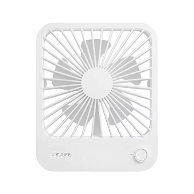 JISULIFE FA26 Rechargeable Ultra Thin Desktop Fan – White Color_img_2
