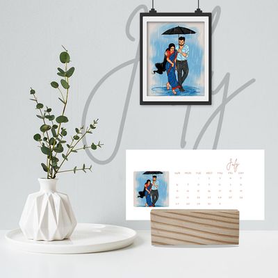 Minimal Desk Calendar - The Wooden Chronicle_img_5