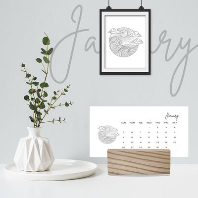 Minimal Desk Calendar - PurePlan Calendar_img_6