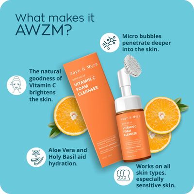 Zayn & Myza Vitamin C Foaming Face Wash 100ml - BD_img_3