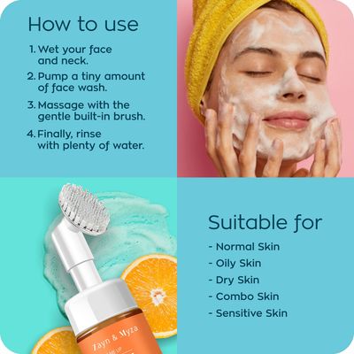 Zayn & Myza Vitamin C Foaming Face Wash 100ml - BD_img_5