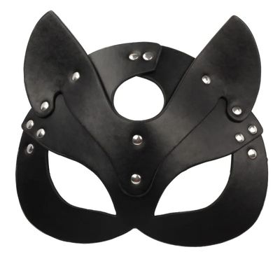 Sex Toys for Woman Cosplay Fox Mask Tail Anal Plug Metal Anus Butt Plug Mask Half Cat Mask Party Sexy Adult Mask Game_img_0