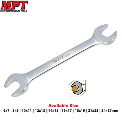 MPT Double Open End Spanner Dully ( 6x7 | 8x9 | 10x11 | 12x13 | 14x15 | 16x17 | 18x19 | 21x23 | 24x27mm ), CRV; MHC03001_img_0
