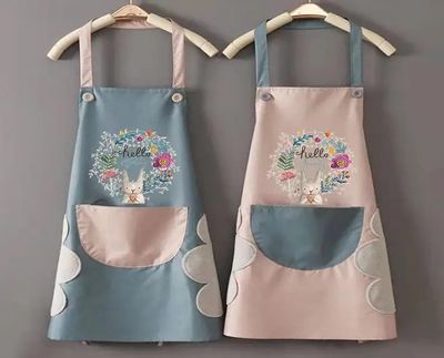 Kitchen Apron Alhamdulillah Huge Restocked Both Colours_img_0
