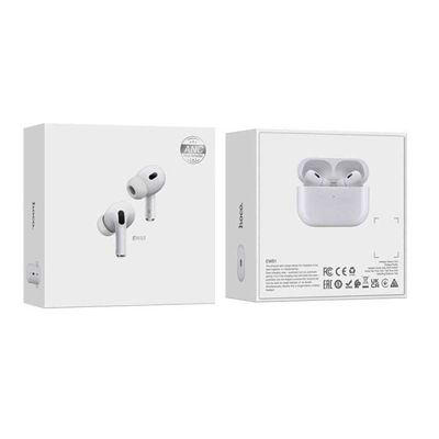 Hoco EW51 ANC True Wireless Bluetooth Earbuds – White Color_img_1