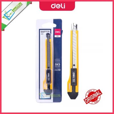 Deli Anti Cutter 2031 13 snap-off blades - Yellow_img_0