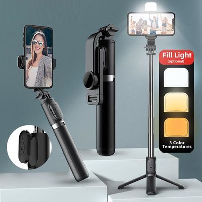 New L13D Bluetooth Selfie Stick with Double Fill Light_img_1