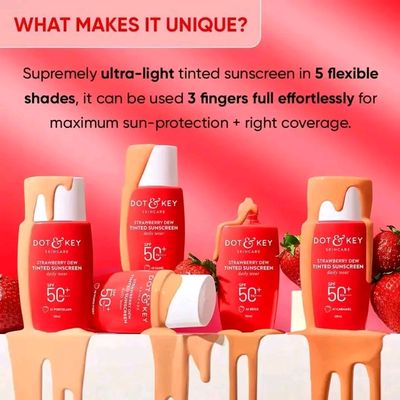 Dot & key Strawberry Dew Tinted sunscreen with Spf 50+ PA ++++_img_1