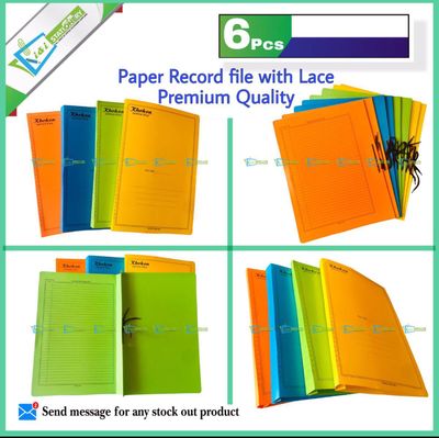 Paper Record file with Lace Premium Quality pack of 6 pcs_img_0