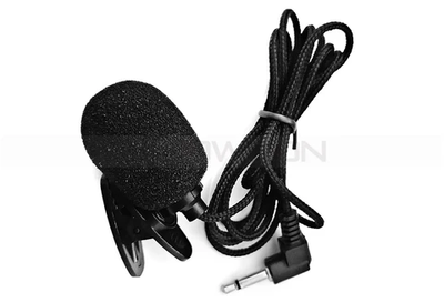 Portable Clip-on Lapel Microphone 3.5mm Jack Hands-free Wired lavalier tour guide microphone_img_0