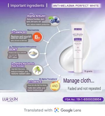 LURSKIN Anti Melasma Serum & Spot Corrector 15g_img_2
