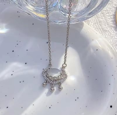 Pretty stone chain. Golden and silver both Available_img_5