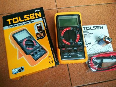 Tolsen Digital Multimeter with Large LCD Display Industrial Model: 38031_img_1