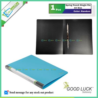 Good Luck Spring Punch Single file A4 Size Random Color 1 pcs_img_1