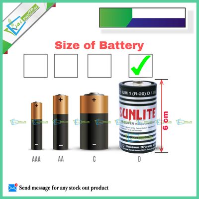 Sunlite Battery Um1 R20 1.5V D Size-1Pcs_img_1
