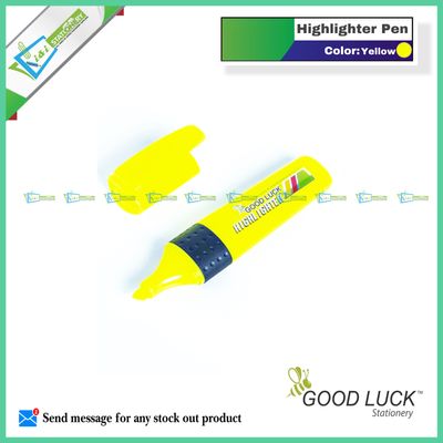Good Luck Highlighter Pen Green / Yellow / Pink 1pcs_img_1