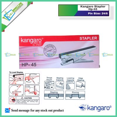 Kangaro HP-45 Stapler Machine 30 sheets Capacity Pack of 1 pcs_img_2
